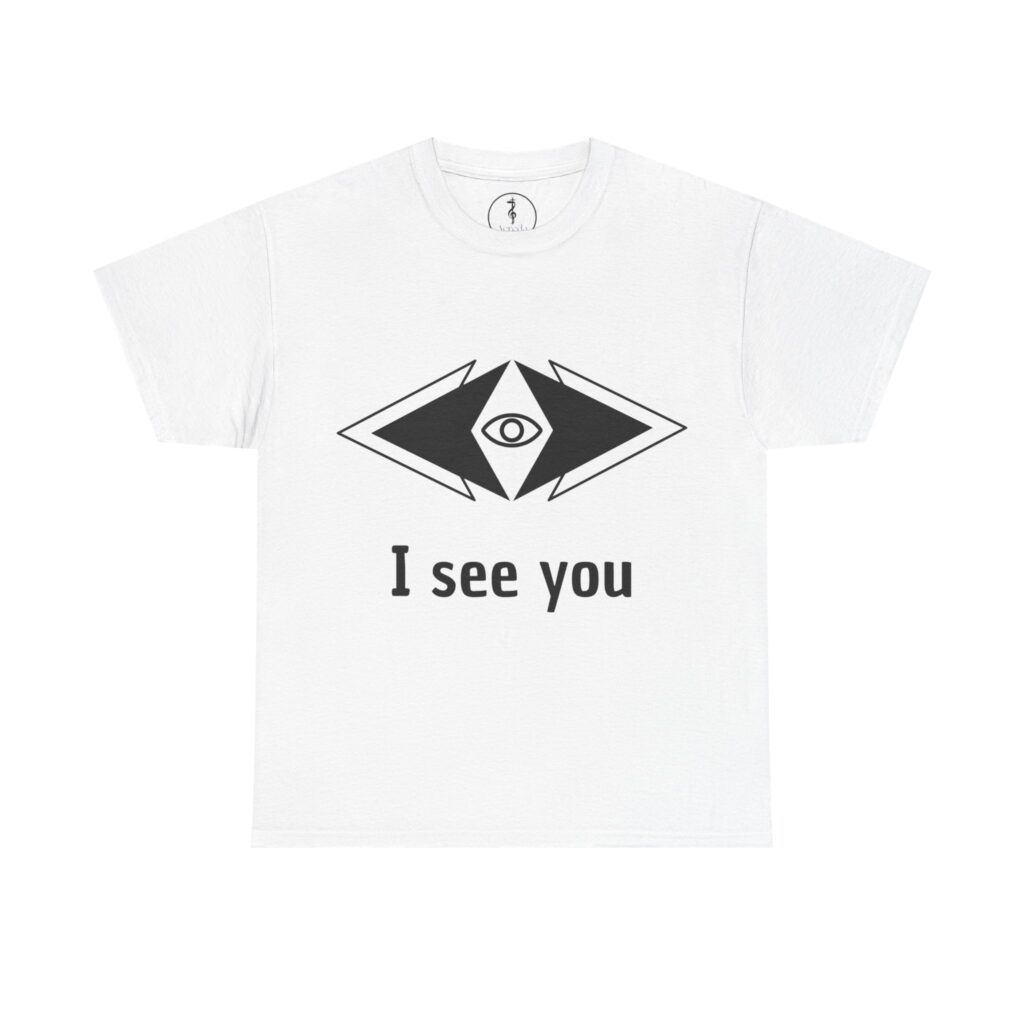 T-Shirt 'I see you' ludique